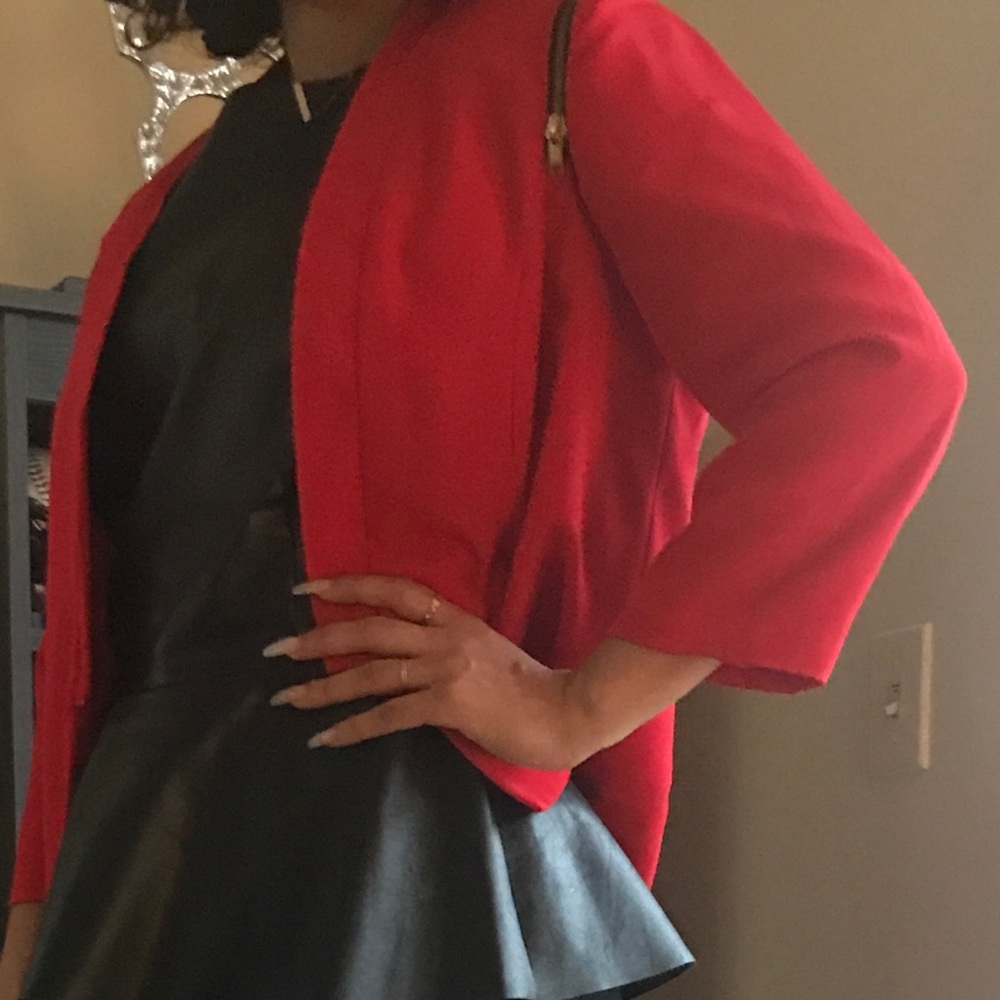 Red blazer